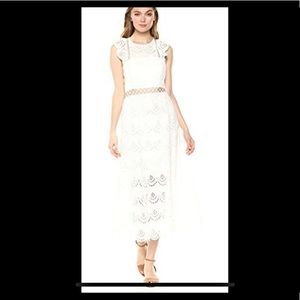 Sam Edelman Women's Eyelit Midi Dress